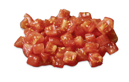 Gewürfelte Tomaten